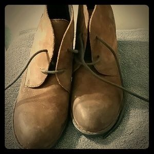 Brown ankle boots