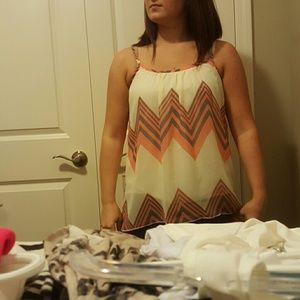 Chevron tank top