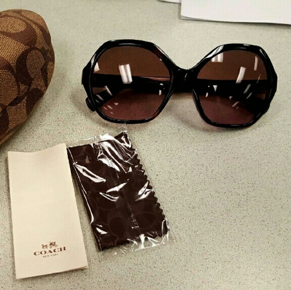 Coach Hexagon Shaped Tortoise #917 Sunglasses