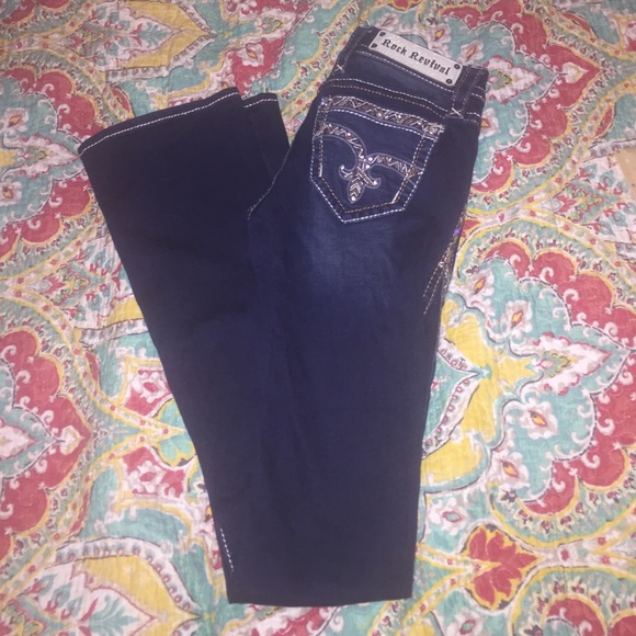 Women's rock revival jeans