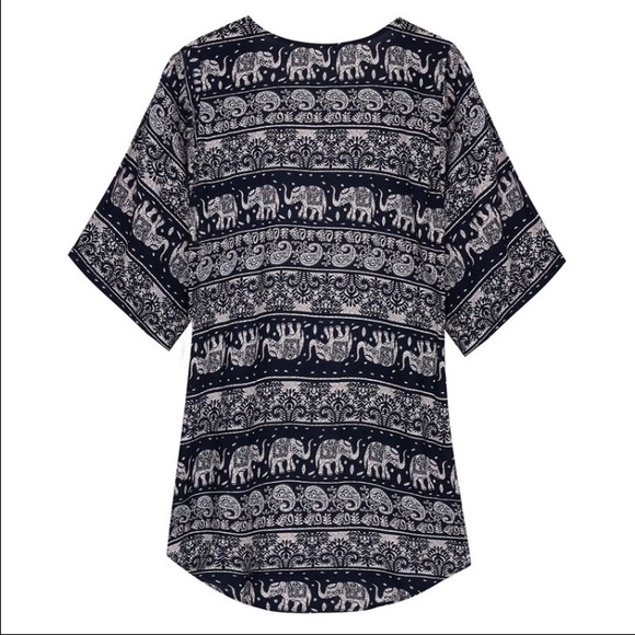 Boho Kimono Cardigan - Picture 3 of 4