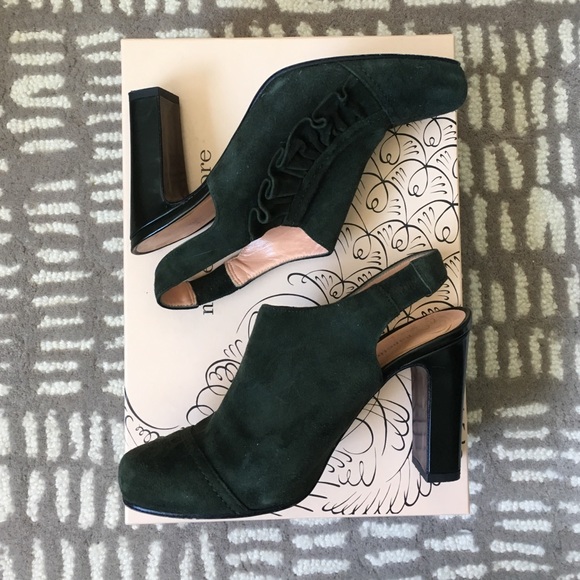 NANETTE LEPORE Slingback Suede Booties