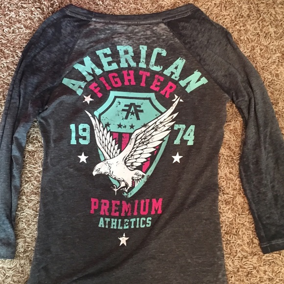 American Fighter by Affliction 3/4 length sleeves