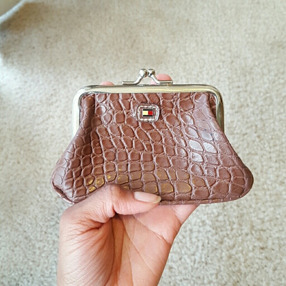 Tommy Hilfiger look Brown coin purse!