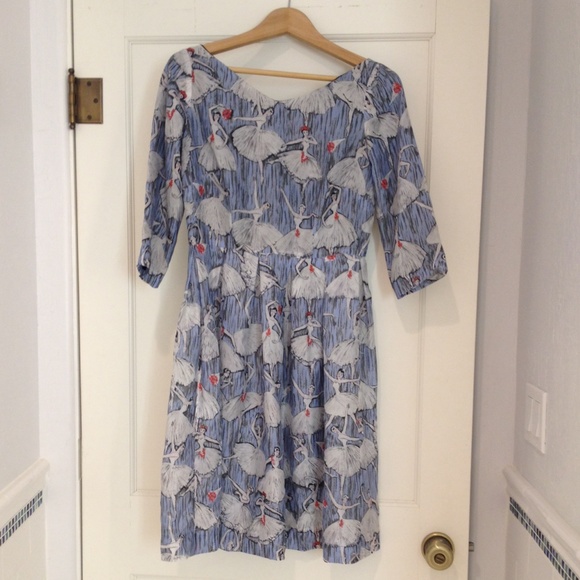 Anthropologie Ballerina print dress!