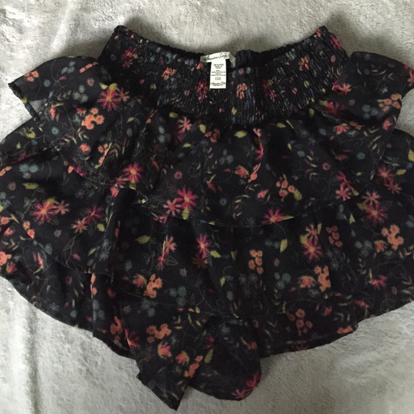 Floral American rag skort