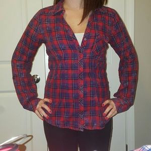 Red and purple plaid
