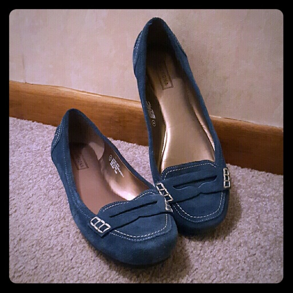 Blue Suede Merona Flats