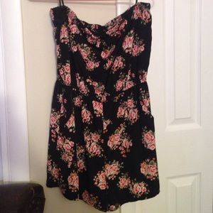 Forever 21 floral romper