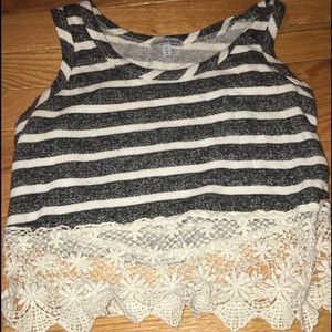 Cute summer crop tank top