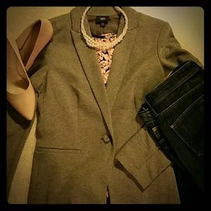 NWOT single breasted grey blazer
