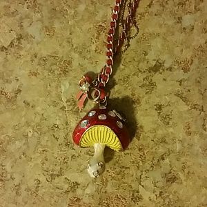Red Mushroom Necklace
