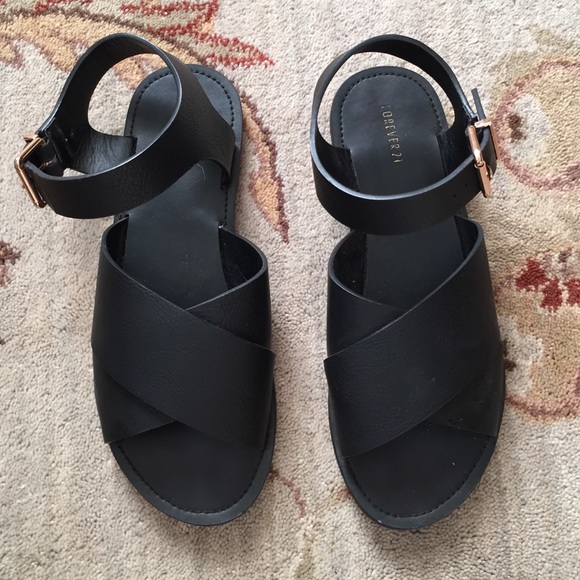 Black sandals