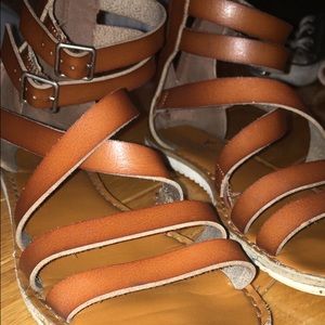 American eagle high ankle sandals