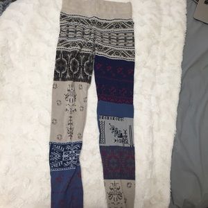 Free people patterned leggings