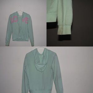 Mint Green Sweatshirt - "Love"