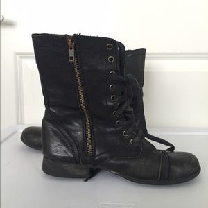 Steve Madden combat boots