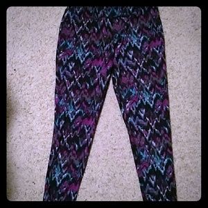 Multi color leggings/yoga/exercise pants
