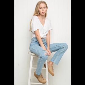 NWT Dylan Denim Boyfriend Jeans