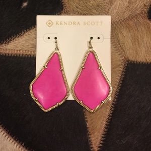 TRADE ONLY! KS Alexandra magenta earrings