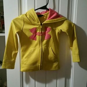Youth under armour zip up hoodie