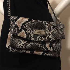 Nine West Snakeskin Embossed Crossbody