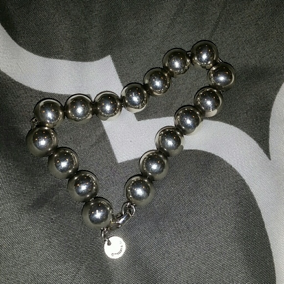 Tiffany silver bead bracelet