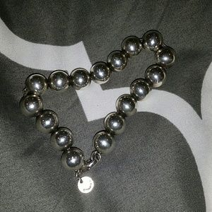Tiffany silver bead bracelet