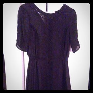 Black boho dress