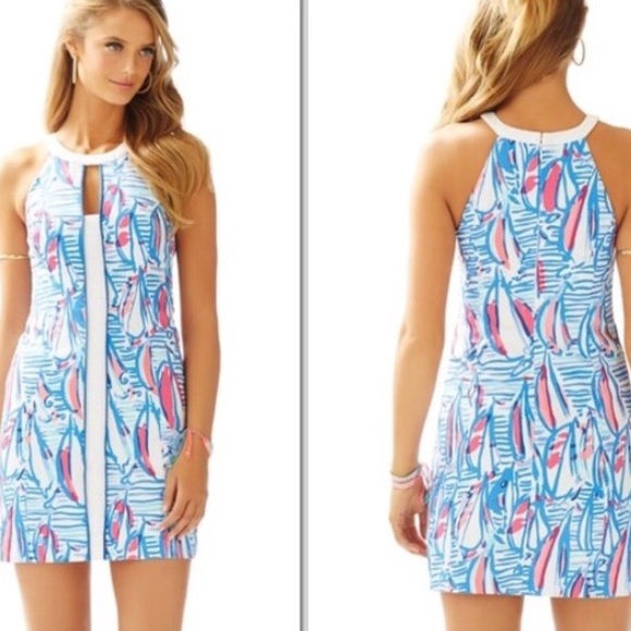 ❌❌trade❌❌Lilly Pulitzer pearl shift dress - Picture 1 of 4