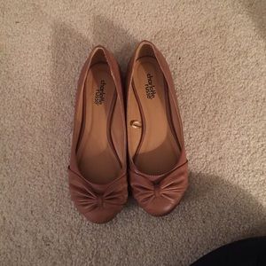 Ballet flats - camel/tan color - never worn