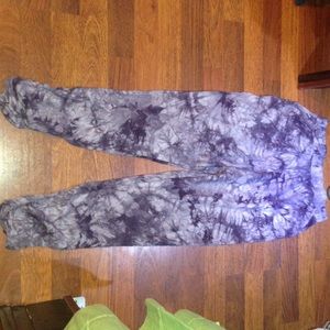 Tye dye, loose hippie pants