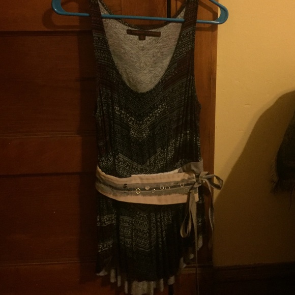 Belted Anthropologie tank