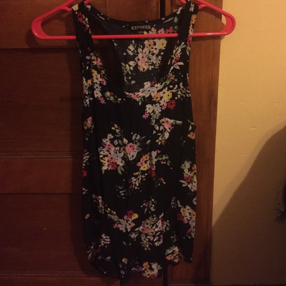 Floral print tank top