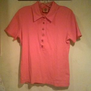 Tory Burch Hot Salmon Polo