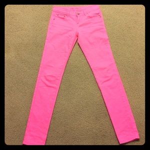 I don't wear hot pink any more..