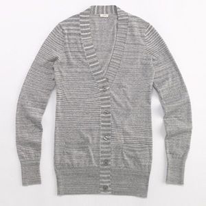 J Crew Factory Space-Dyed Forever Cardigan