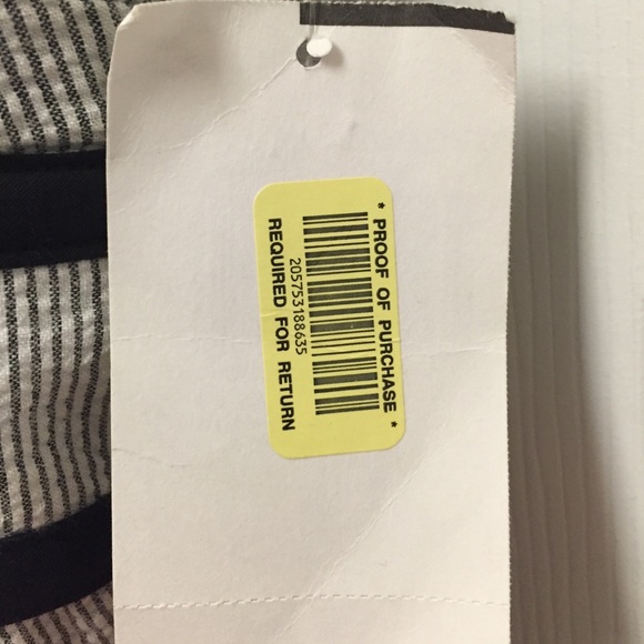 πΎ2X HPπΎ Blue & White Striped Strapless Dress - Picture 2 of 4