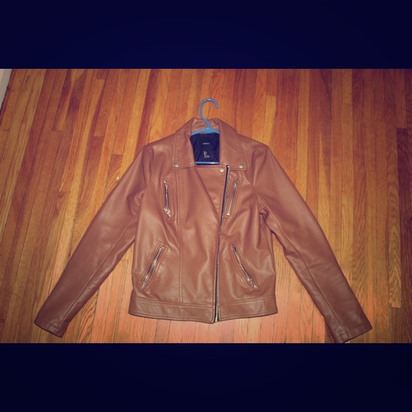 Faux Leather jacket from Forever 21 (Size: L)
