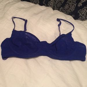 Blue free people bra