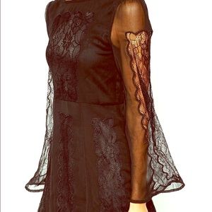 Stone cold fox duboce silk dress