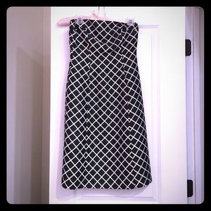 Strapless dress. Great for Easter or brunch