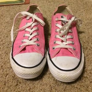 Pink converse women's size 9
