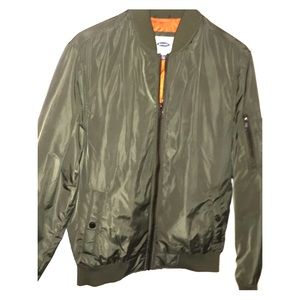 Army green Bomber jacket