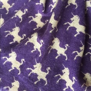 Yarnz Unicorn 100% Cashmere Purple Scarf