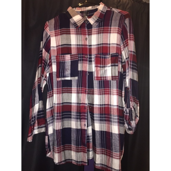 red and blue flannel