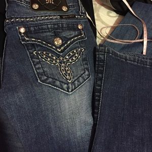 Miss me boot cut jeans.