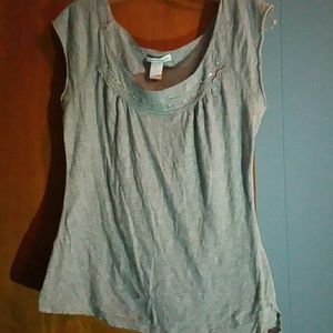 Short sleeve sparkle tee