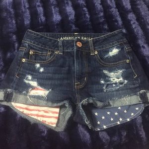 American eagle shorts American flag size00