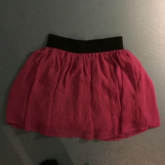 Magenta Miniskirt